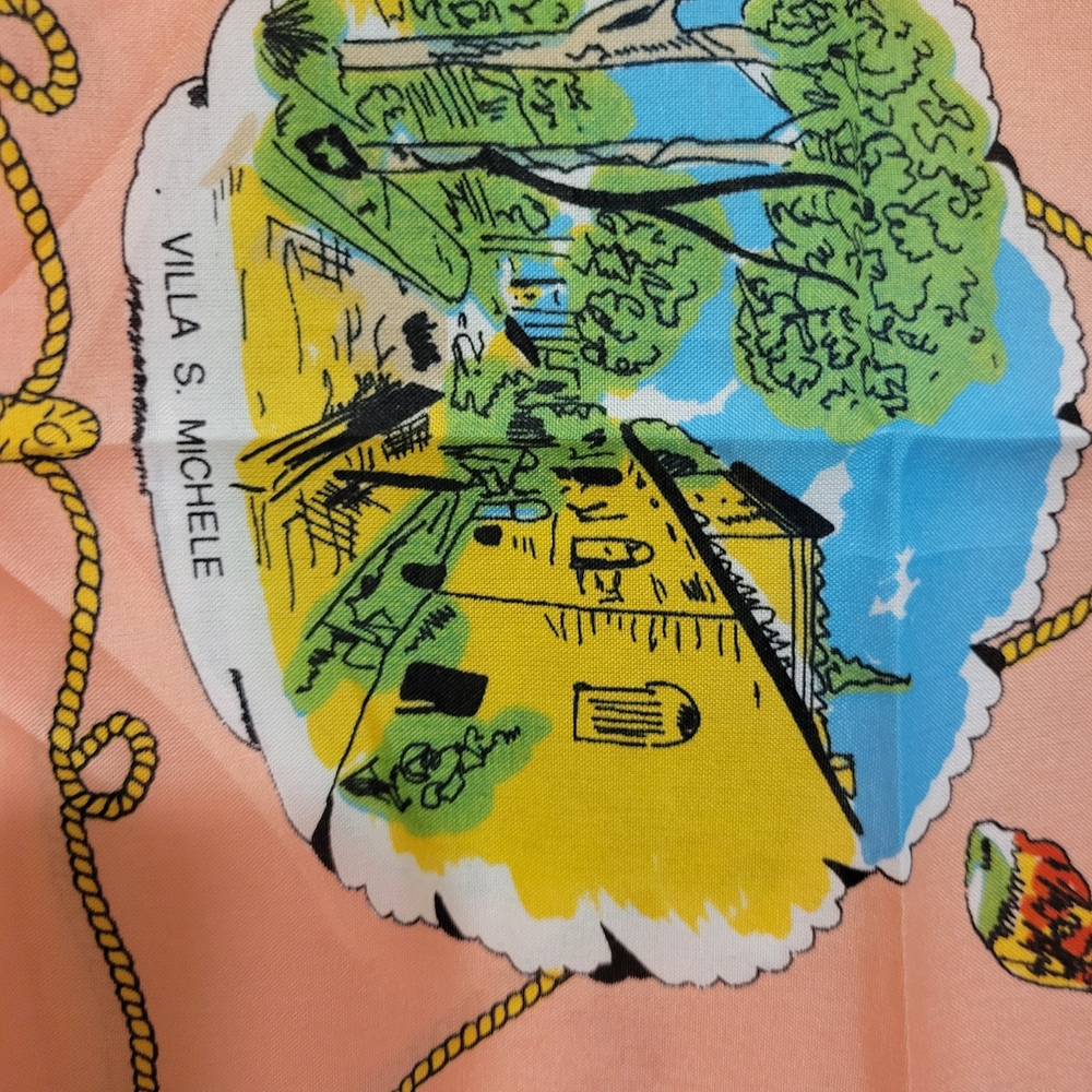 Source Unknown Map Print Scarf - Blue, Green, Red - Picture 7 of 16